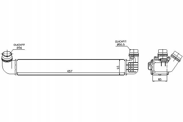 фото №2, Nissens інтеркулер renault fluence 1.5 dci l30s