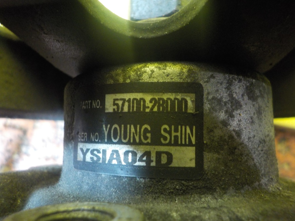 фото №5, Hyundai santa fe ii 2.2 crdi 10r 155km d4eb насос підсилювача 57100-2b000