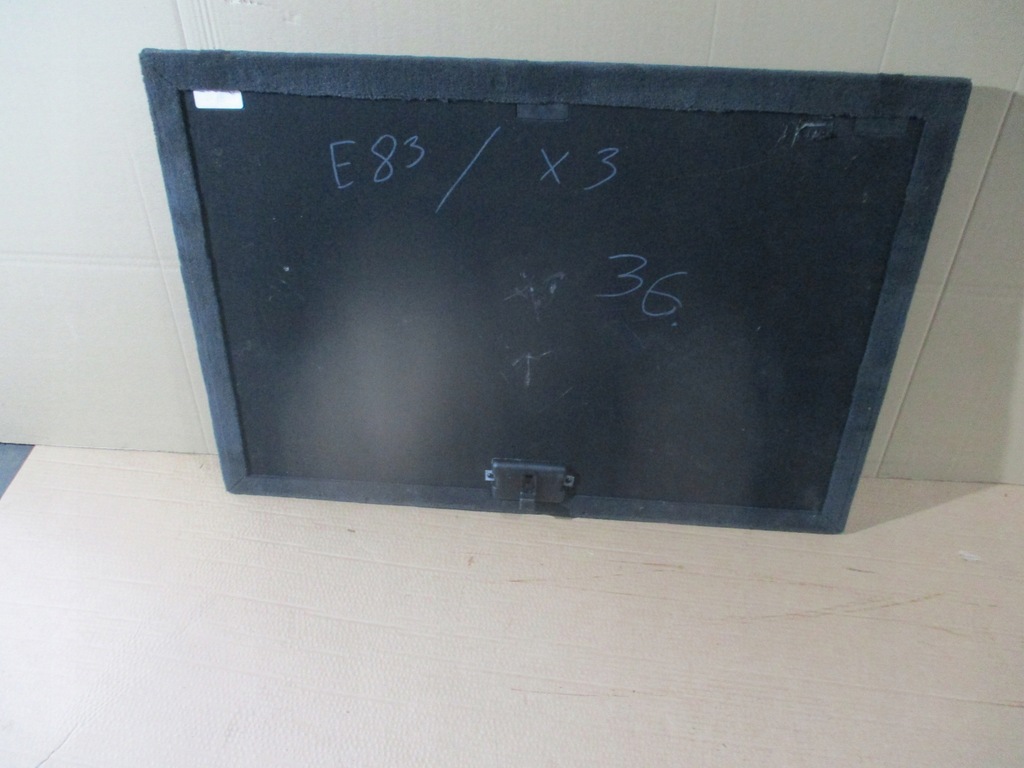 фото №1, Пол обшивка мат багажника bmw e83 x3