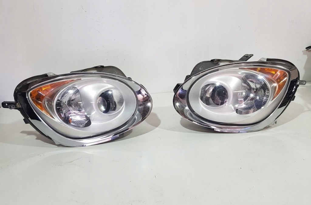 фото №1, Alfa romeo mito лампа перед передня права + рамка хром 505227940 eu oryg