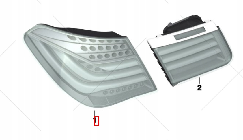 фото №10, Bmw 7 f01 rear left tail light 63217300267 7300267