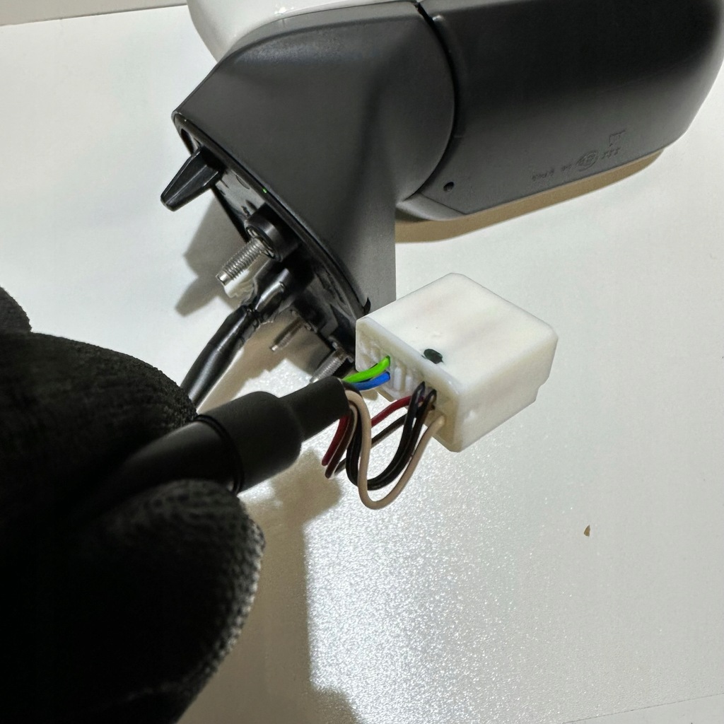 фото №6, Toyota yaris cross зеркало левая 8 pin