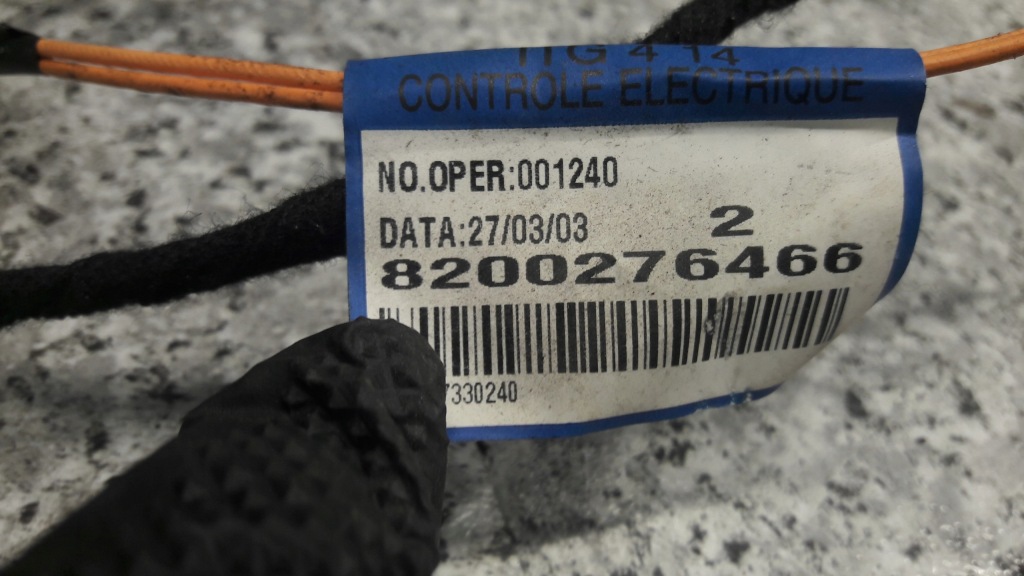 фото №10, 8200276466 жгут дверь правый задняя laguna ii