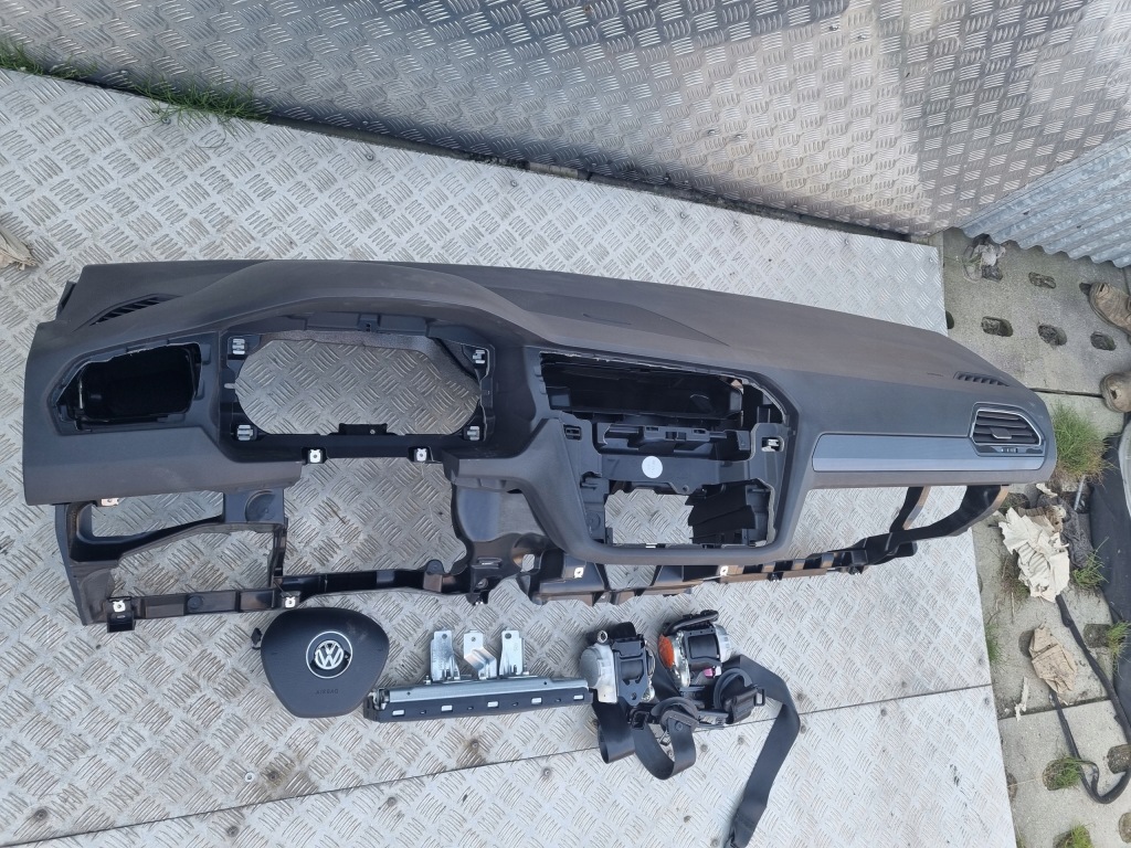 фото №5, Vw tiguan 2 5na 17 r консоль ремни подушка безопасности оригинал