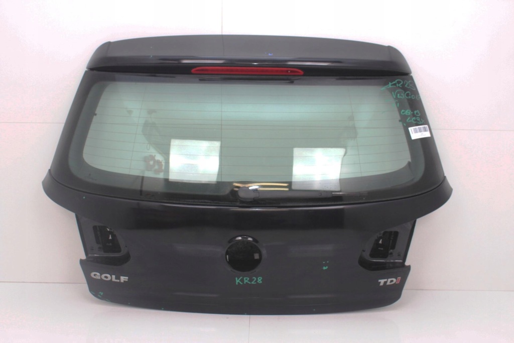 фото №1, Крышка багажника багажника задняя vw golf vi 08-13r lc9x