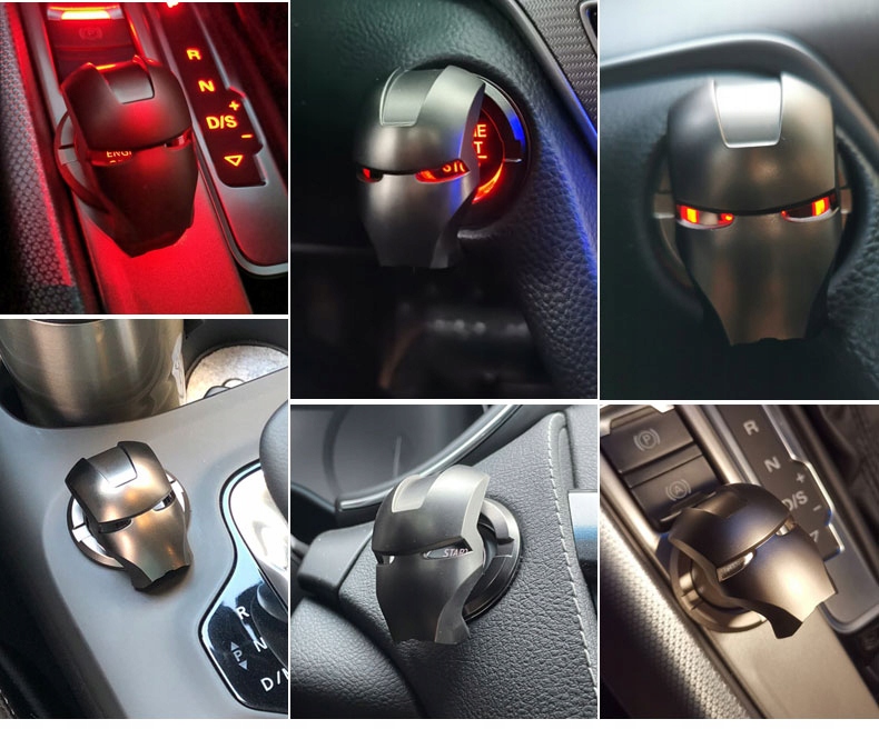 фото №16, Зажигание двигателя запуск стоп кнопка iron man