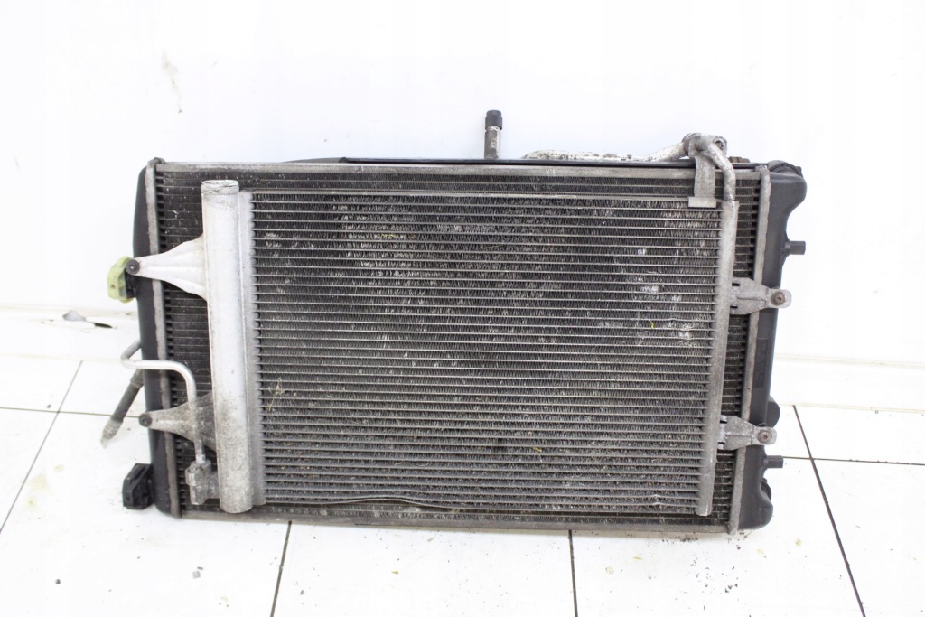 фото №6, Комплект радіатор вентилятор seat ibiza iii lift 2008r 1.9 tdi 6q0121253r