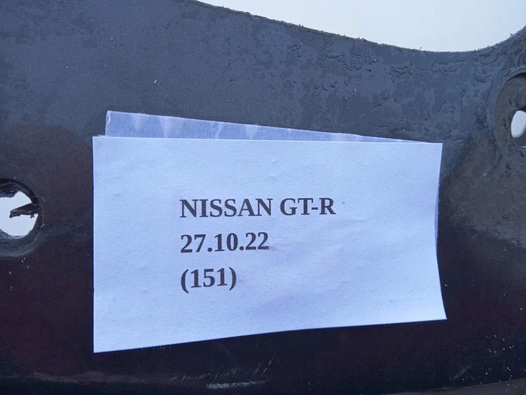 фото №7, Накладка бампера задняя спойлер диффузор nissan gt-r