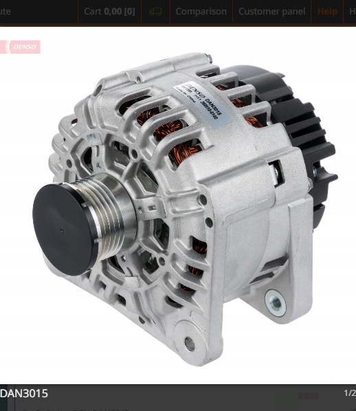 фото №2, Генератор 12v 120a, nissan, opel, renault 1.9 dci/dti