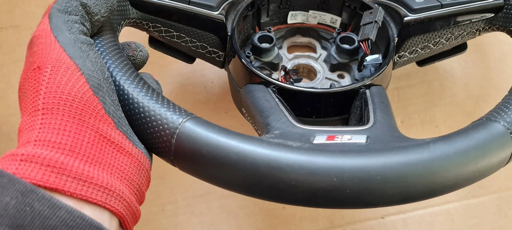 фото №12, S5 8w lift a5 воздуховод кожа кожаный подогрев лепестки переключения sline s4 b9 8w a4