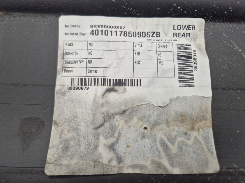 фото №16, Jeep compass 2 бампер задній. pdc . 2017- 2024.tył