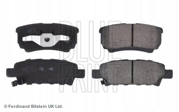 фото №16, Тормозные диски тормозные колодки задняя blue print mitsubishi lancer vii