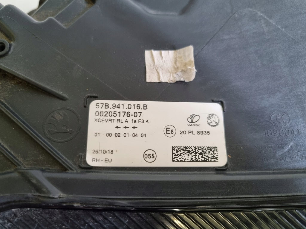 фото №16, Лампа правий перед передня skoda karoq full led 16-21