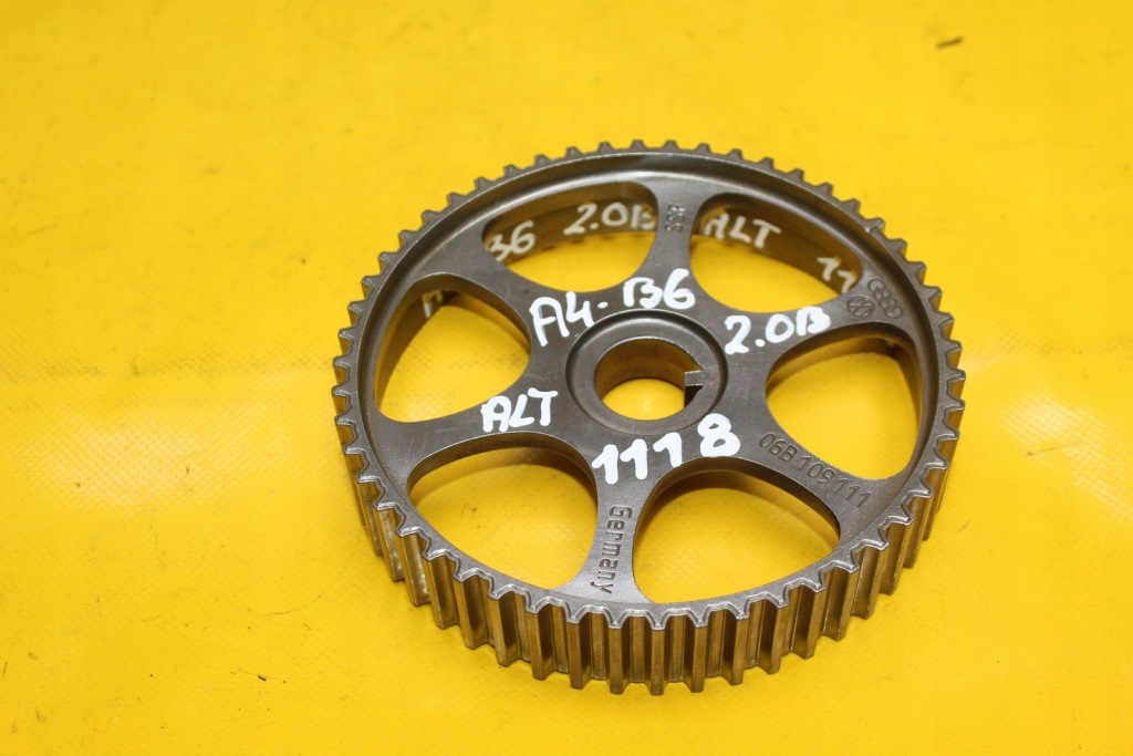 фото №1, Колесо зубчасте розподільного валу a4 b6 b7 a6 passat b5 alt 2.0 06b109111