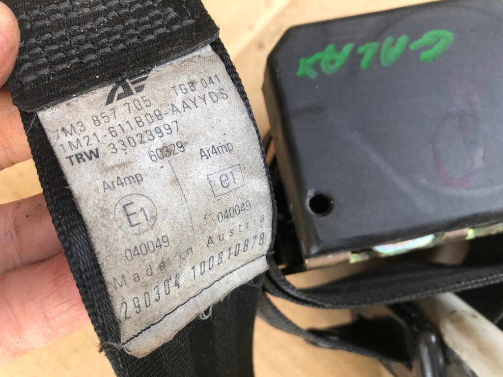 Левый  передний перед ремень безопасности водителя ford galaxy рестайлинг  2001-2004 Киев