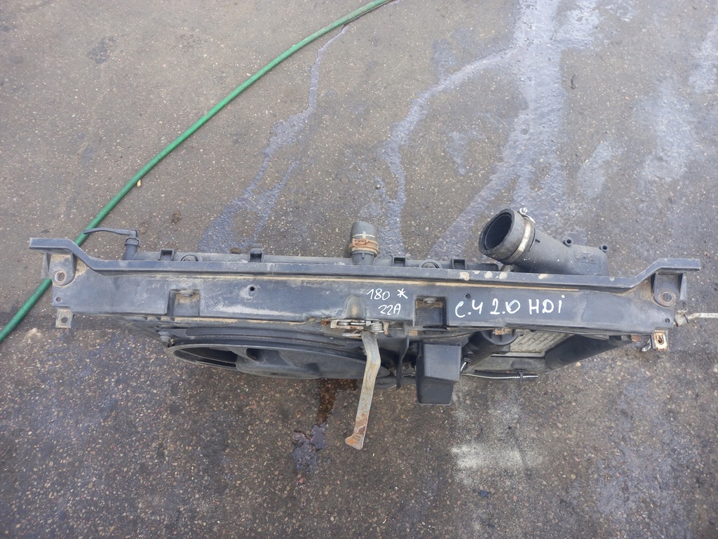 фото №4, Комплект радиатор citroen c4 2.0 hdi