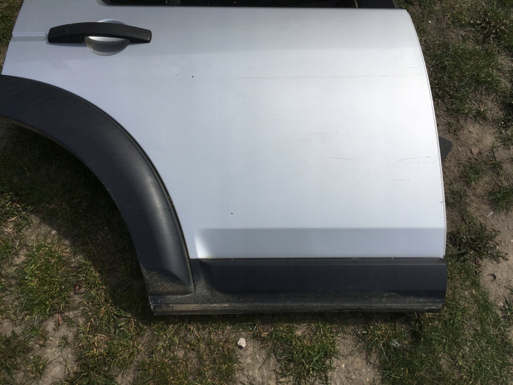 фото №3, Дверь левый правый задняя discovery iii zambezi silver