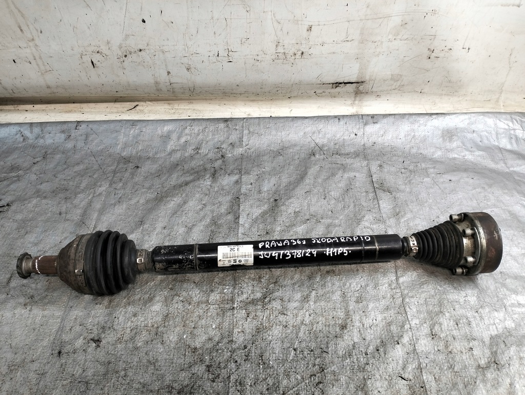 фото №1, Привідний вал правий перед skoda rapid 1.4d 36z 2015r 6c0407272c