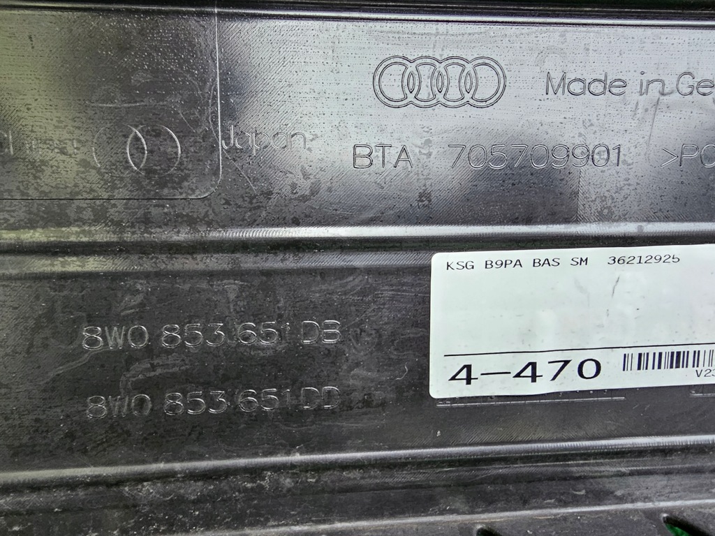 фото №9, Audi a4 b9 8w решётка радиатора решётка радиатора радиатора 8w0853651 db хороший