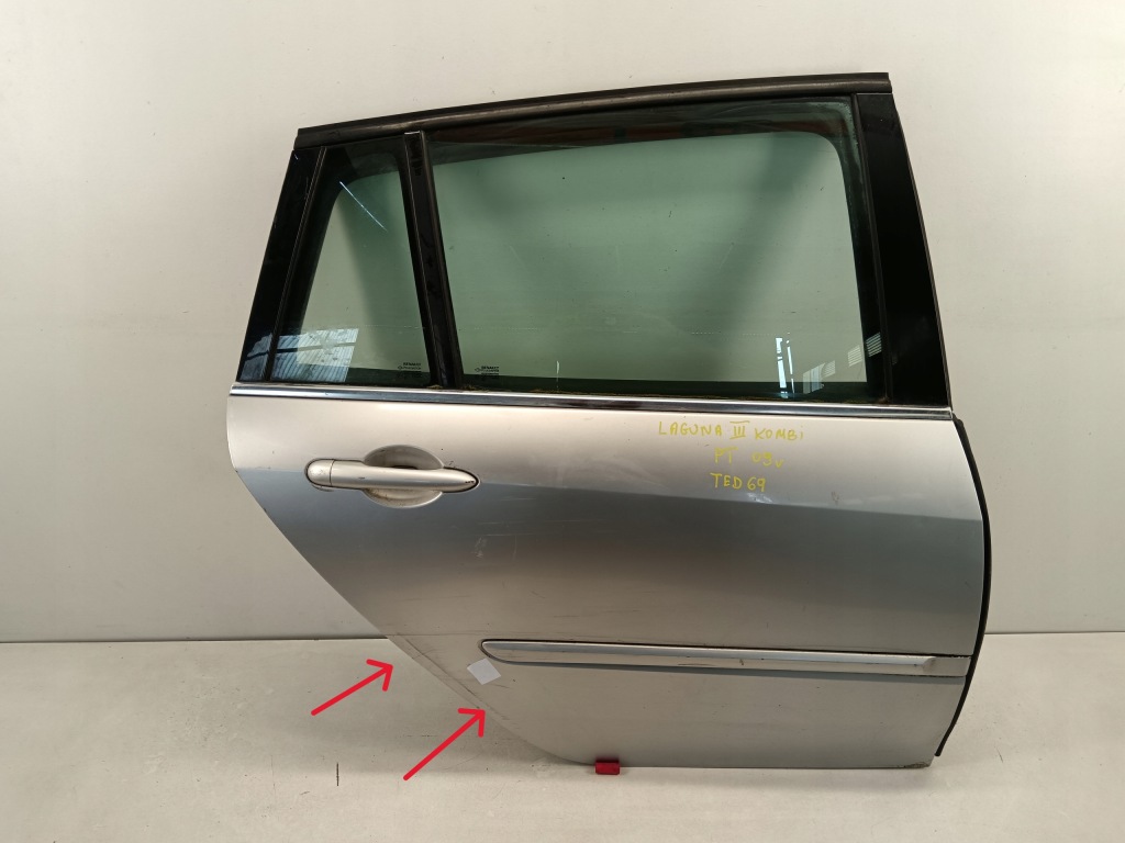 фото №1, Двері правий задня повний laguna iii 07-15 kombi ted69