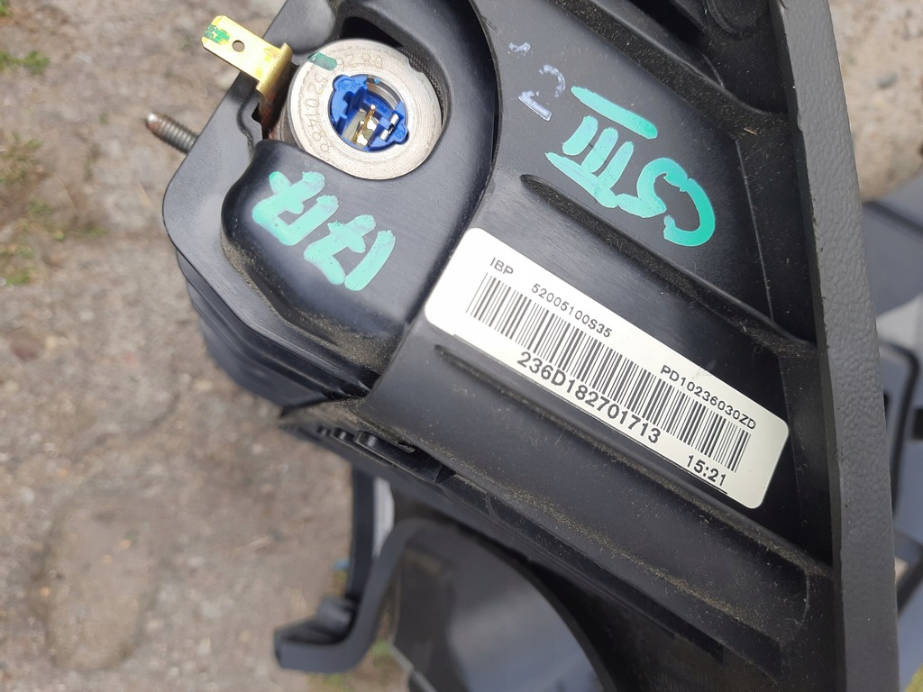 фото №9, Citroen c5 ii iii консоль приборная панель приборная подушка безопасности x7 подушка пассажира