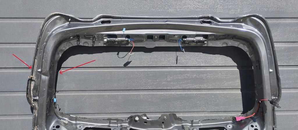 фото №8, Кришка багажника кришка багажника задня задня mercedes c klasa w206 kombi 23r колір 992