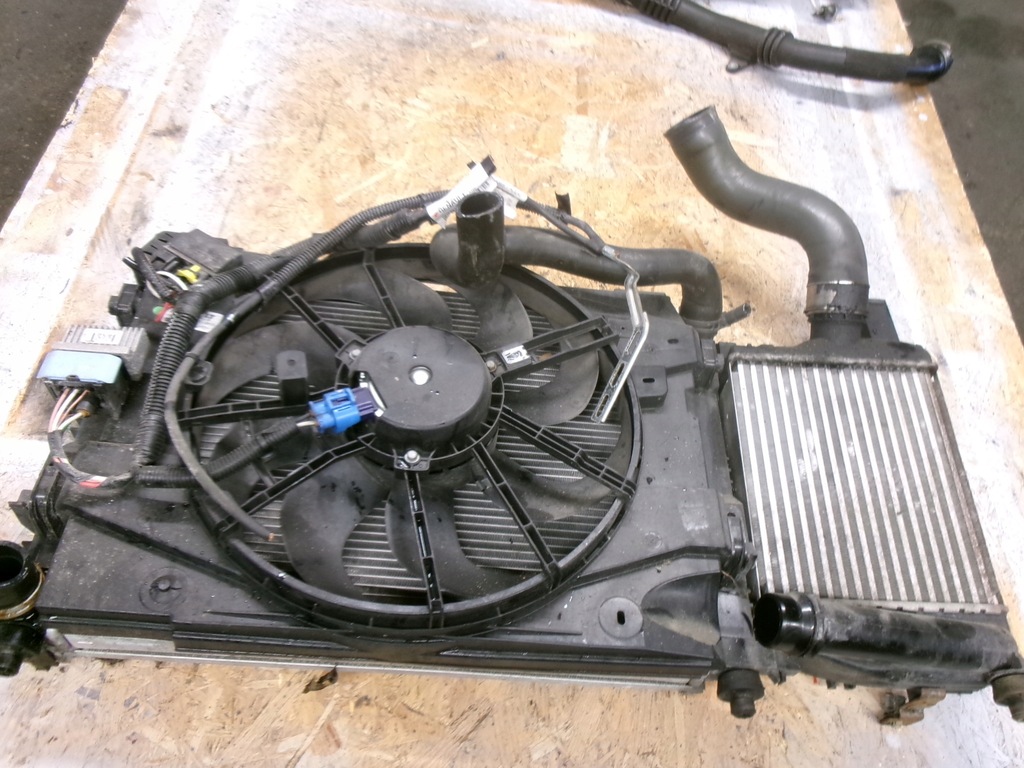 фото №2, Renault clio 4 iv комплект радіатор вентилятор 1.5 dci