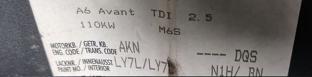 фото №9, Дверь левая задняя задние ly7l audi a6 c5