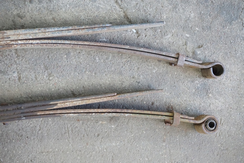 фото №7, Nissan navara d21 king cab рессора рессоры задняя 4-pióra 2,5 d