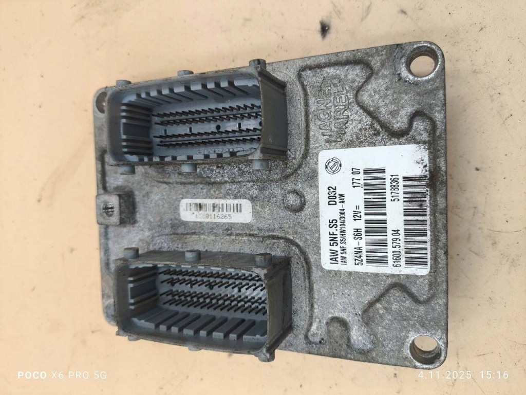 фото №1, Блок керування двигуна перед fiat panda ii 51788361