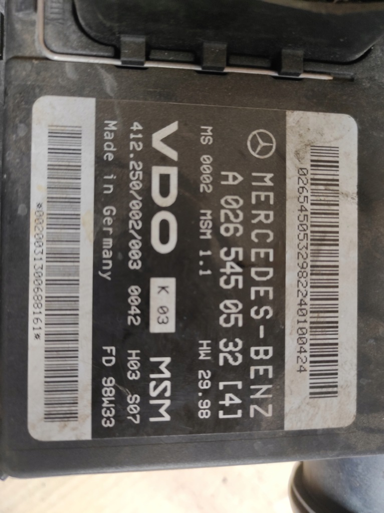 Купити Блок керування витратомір mercedes a140 a0265450532