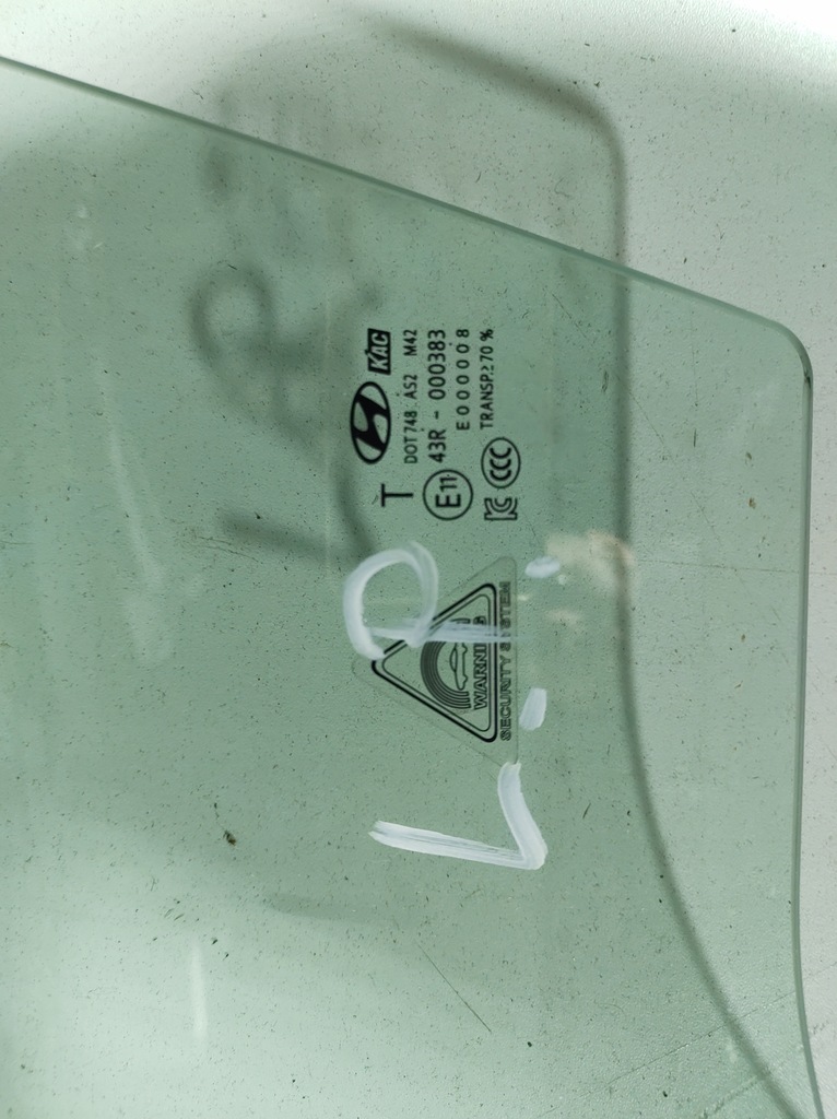 фото №6, Hyundai ioniq 17r- скло двері лівий перед