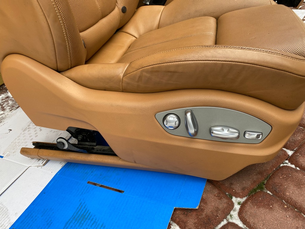 фото №6, Cayenne 7p5 4.8 сиденье водителя пассажира заднее сиденье задняя сиденья комплект espreso