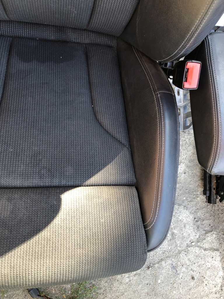 фото №5, Q3 8u 2010-2018r s-line сиденья кожа+ материал speed обшивки дверь комплект