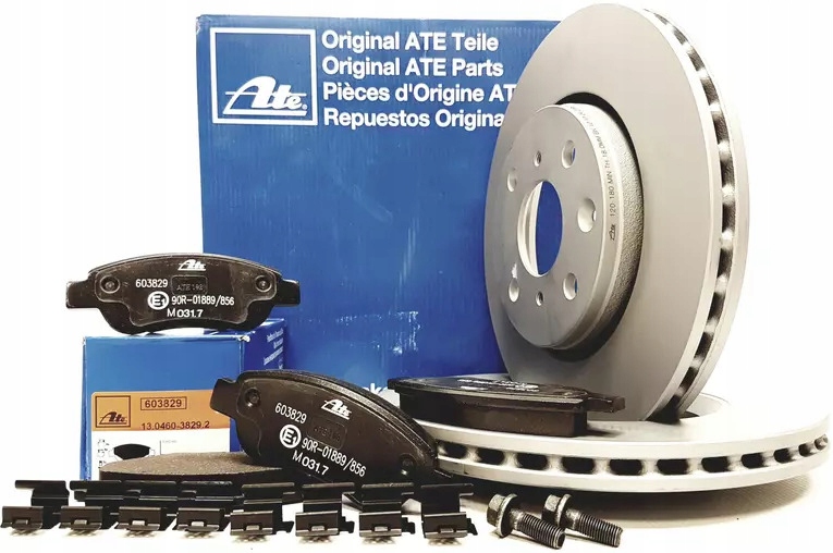 фото №1, Ate гальмівні диски + гальмівні колодки перед citroen c1 peugeot 107