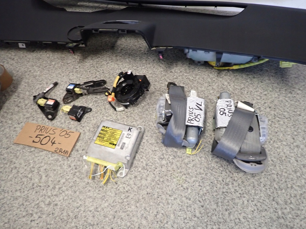 фото №6, Toyota prius ii 03- подушки безпеки повітряні набір eu