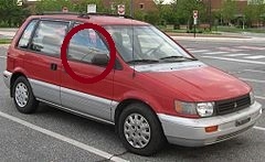 фото №1, Mitsubishi space runner стекло дверь правое перед