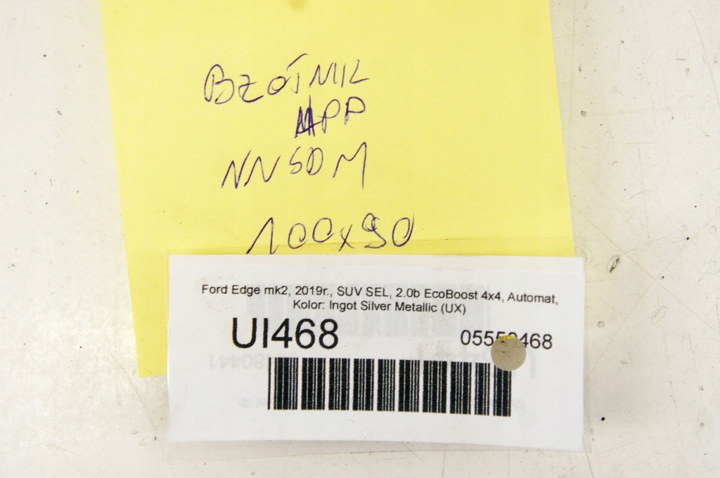 фото №9, Ui468 ford edge mk2 ^ крыло правый перед ingot silver металлик ux