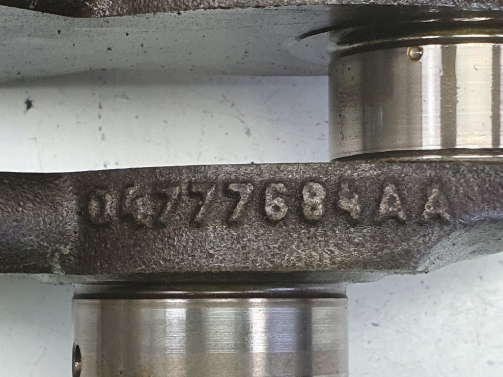 фото №2, Mini cooper r50 r53 1.6 16v wał колінчастий 04777684aa