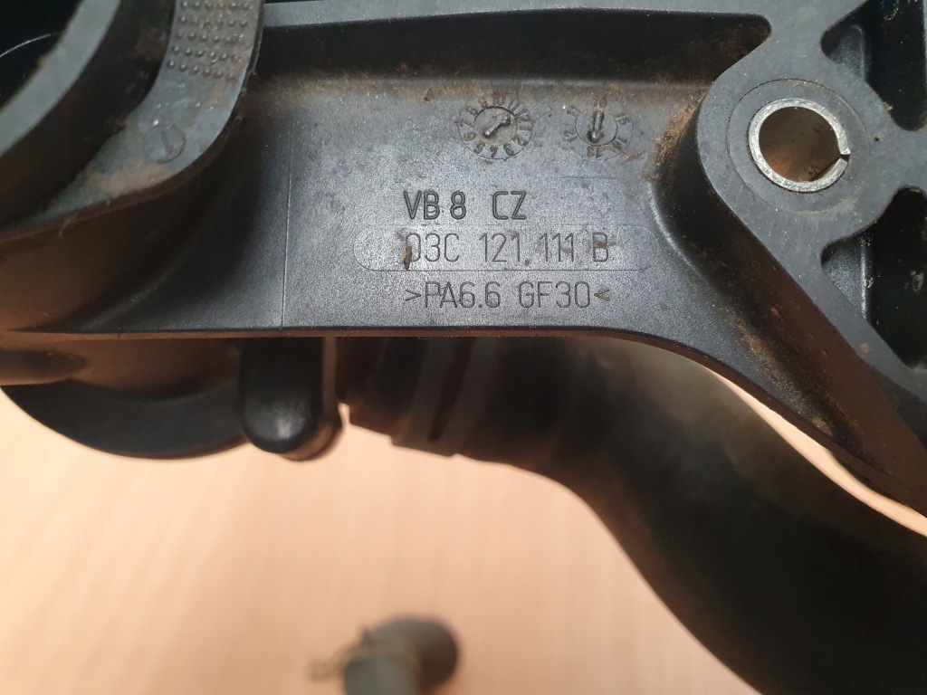 фото №10, Труба wąż wody термостат 03c121111b vw polo v 1.2b