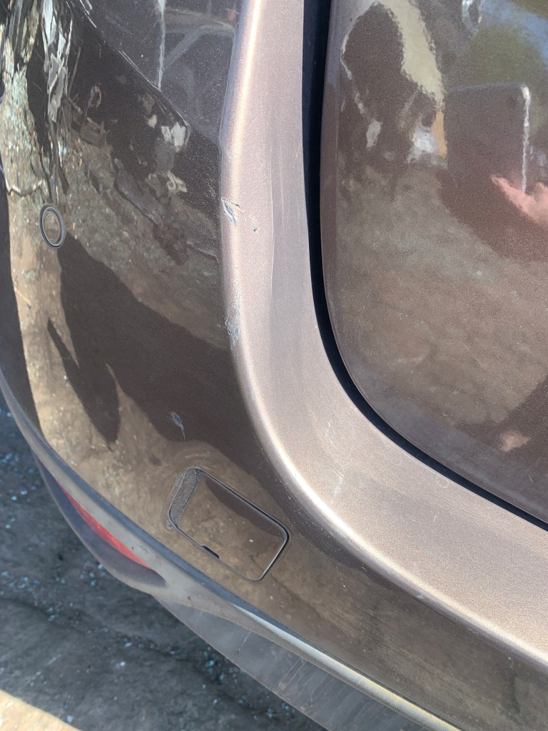 Renault grand scenic 3 бампер задняя  задний под pdc - tecnb Оригинал