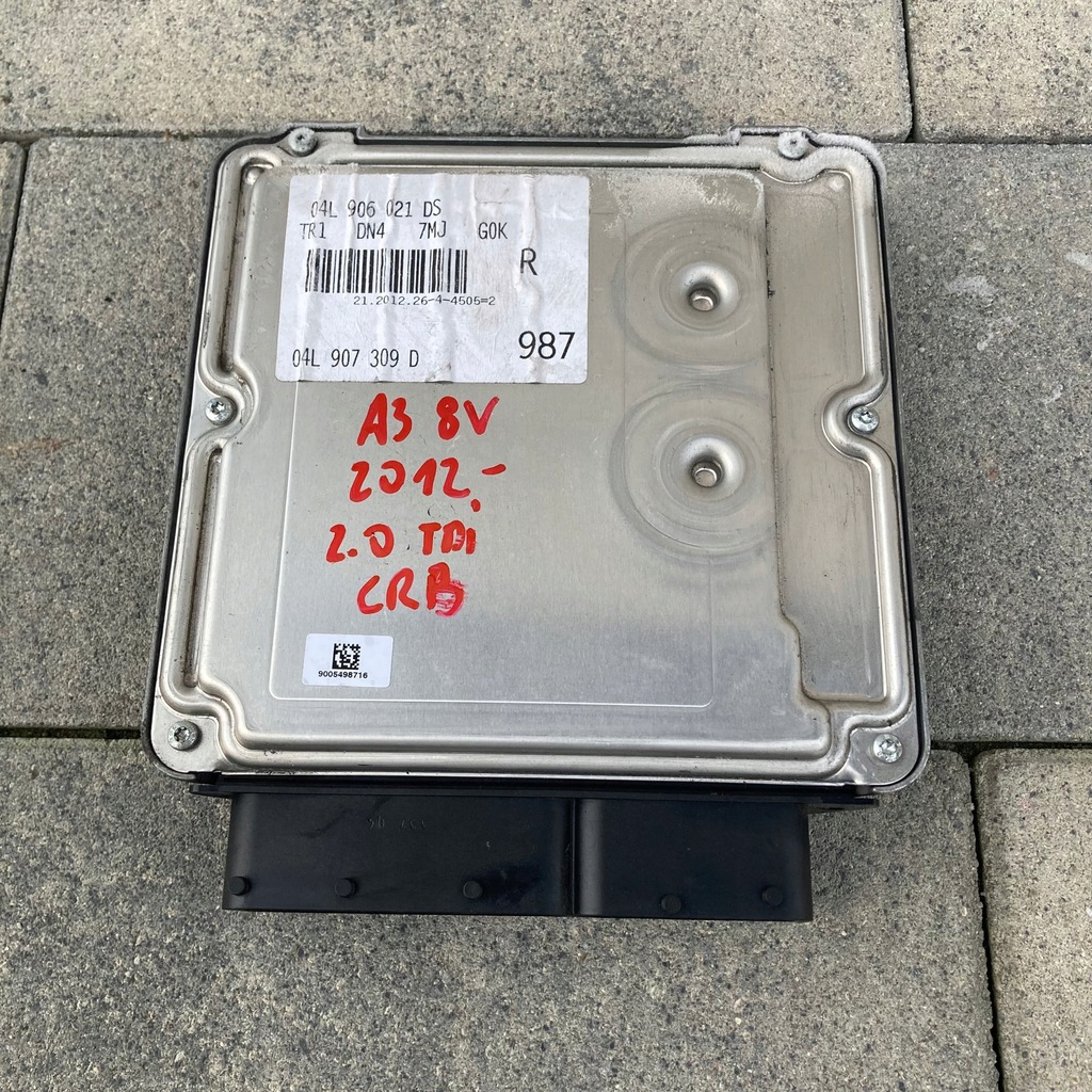 фото №5, Audi a3 8v 2012- 2,0 tdi crb блок керування бортовий комп'ютер двигуна 04l907309d