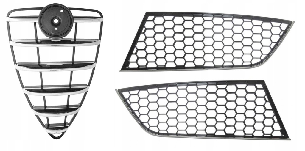 фото №1, Alfa romeo mito комплект решітка середній + бічний