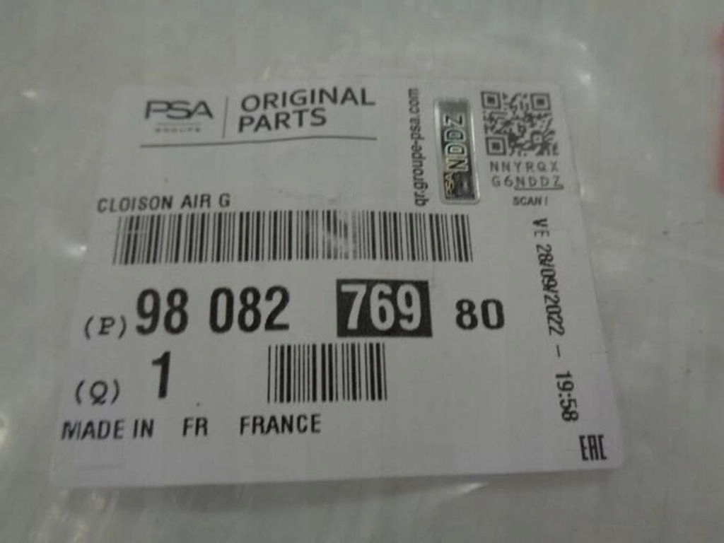 фото №13, Peugeot expert iii воздуховод воздуха левая nowa