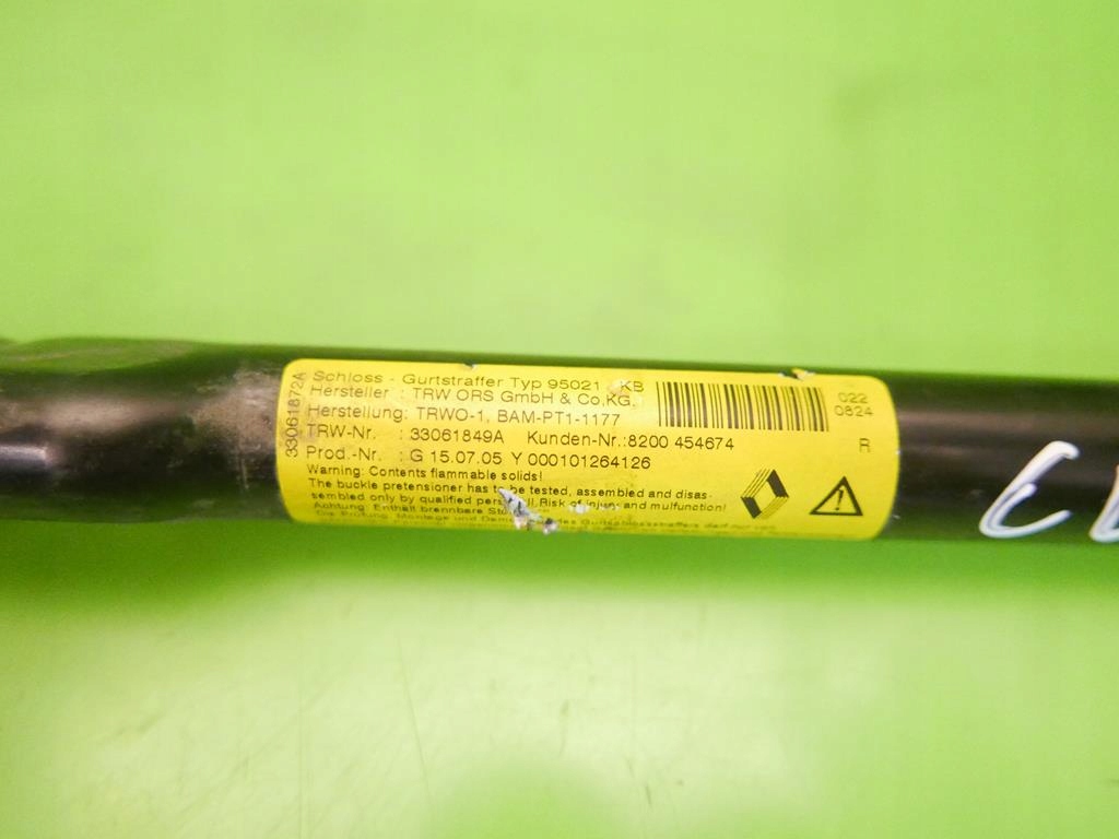 Натяжитель поперечина правый  перед renault clio 3 phi 05- с Разборки