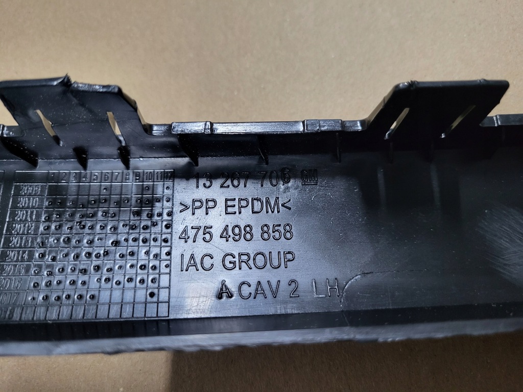 фото №6, Opel meriva b lift спойлер бампера передний lew