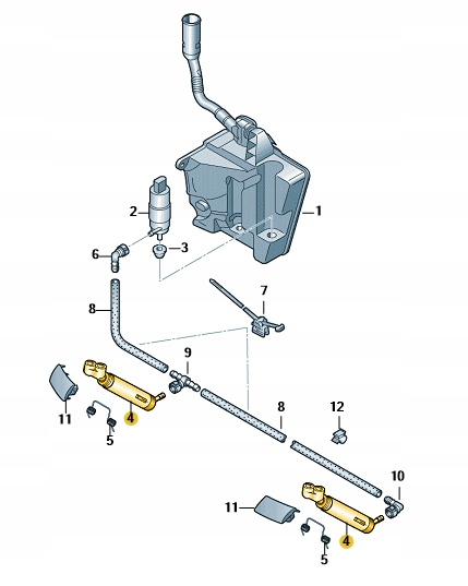фото №1, Насадка розпилювача фара перед ліва audi a1 оригінал od aso