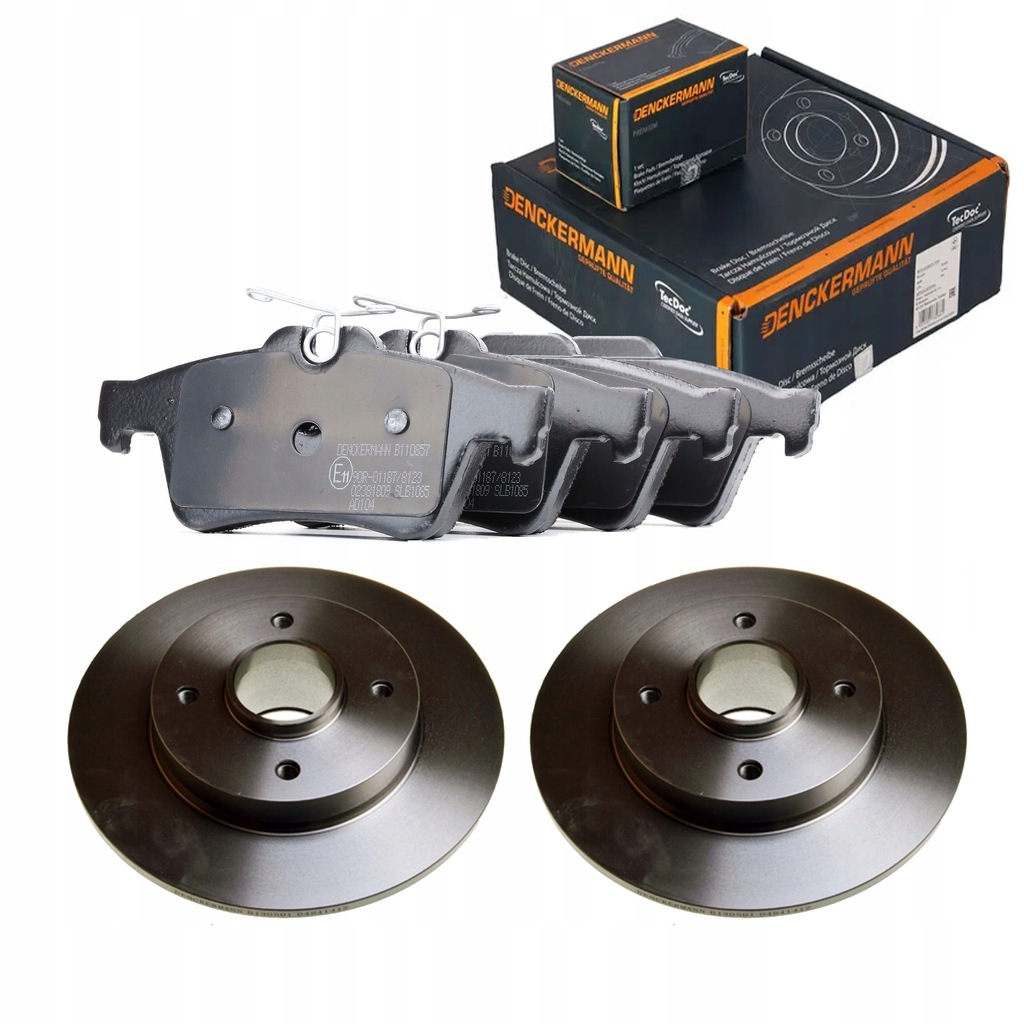 фото №1, Тормозные диски тормозные колодки перед denckermann peugeot 405 ii