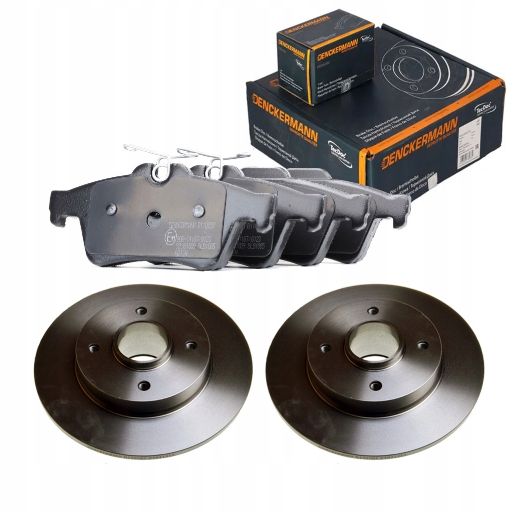 фото №1, Гальмівні диски гальмівні колодки задня denckermann fiat grande punto
