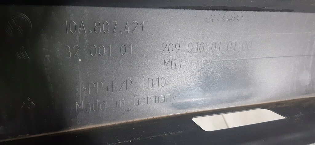 фото №8, Vw id3 id.3 бампер задній задня 10a807421